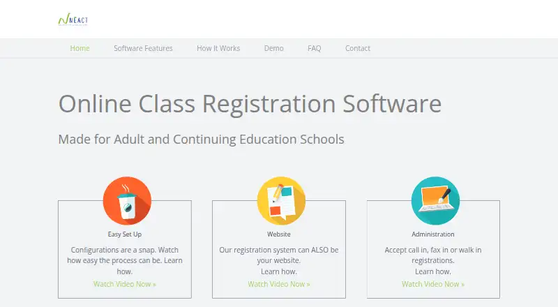 Neact's own site