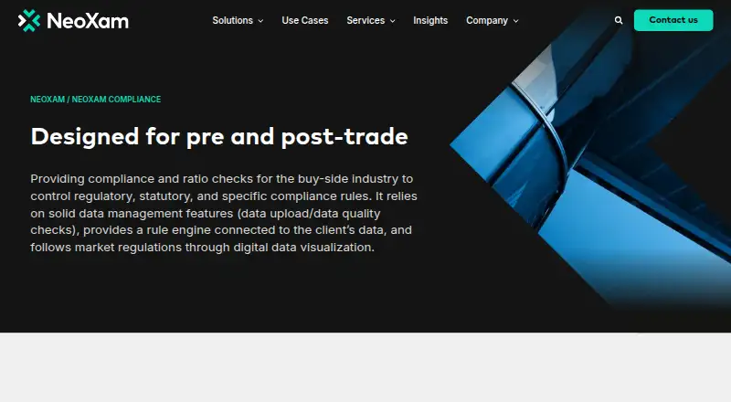 NeoXam Compliance's own site