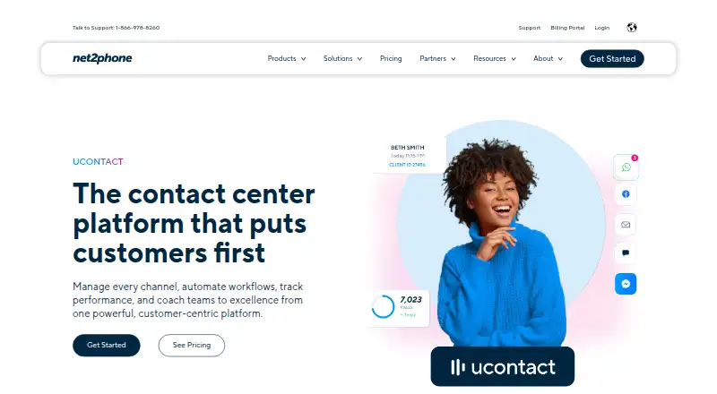 uContact's own site