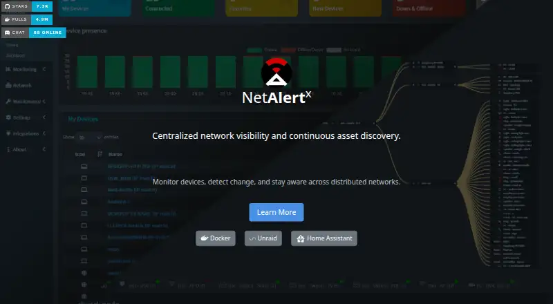 NetAlertX's own site