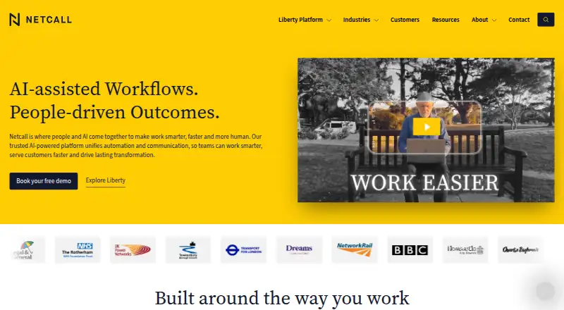 Netcall Liberty Quality Management's own site