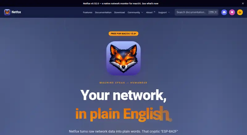 Netfox's own site