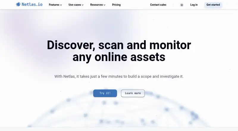 Netlas's own site