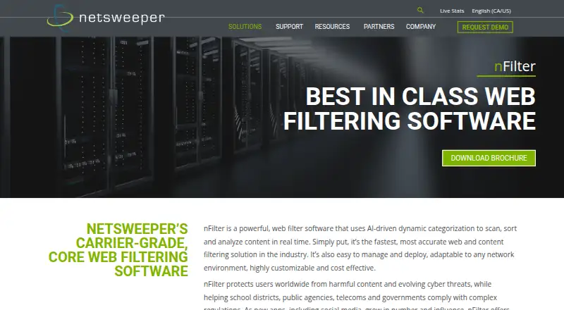 nFilter's own site