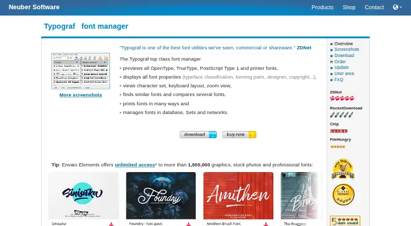 Typograf's own site