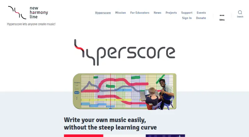 Hyperscore's own site
