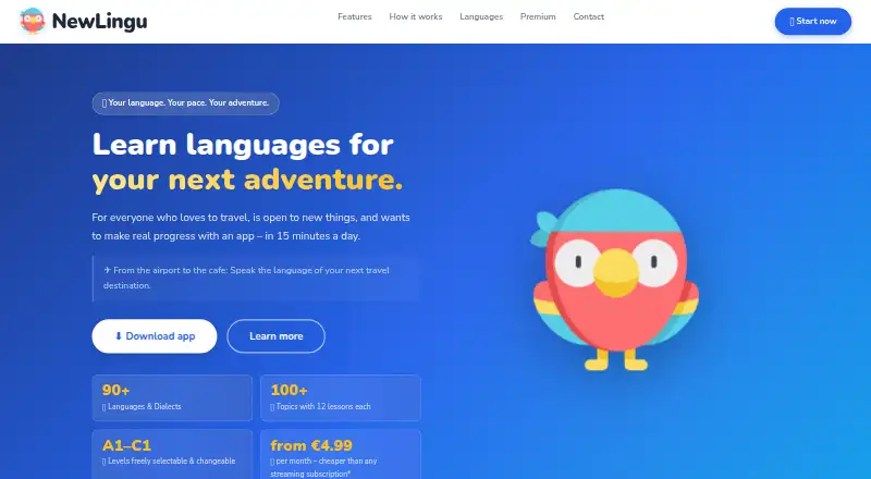 NewLingu's own site