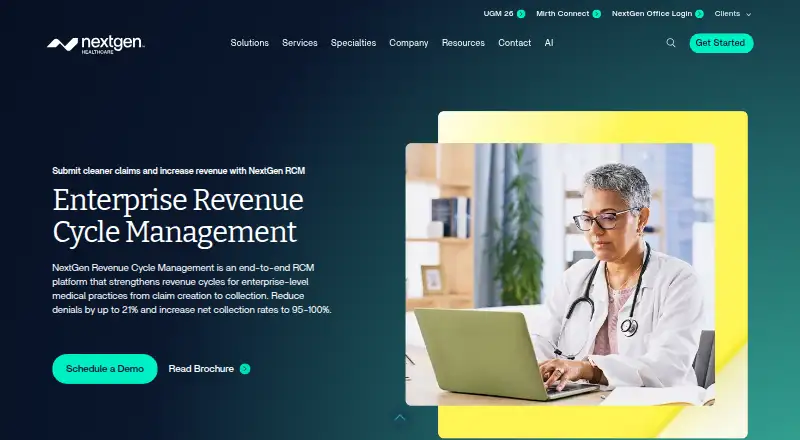 NextGen Enterprise Revenue Cycle Management's own site