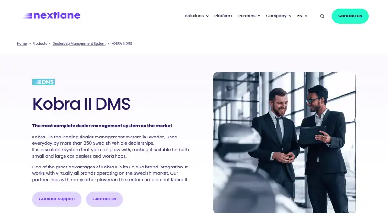 Kobra II DMS's own site