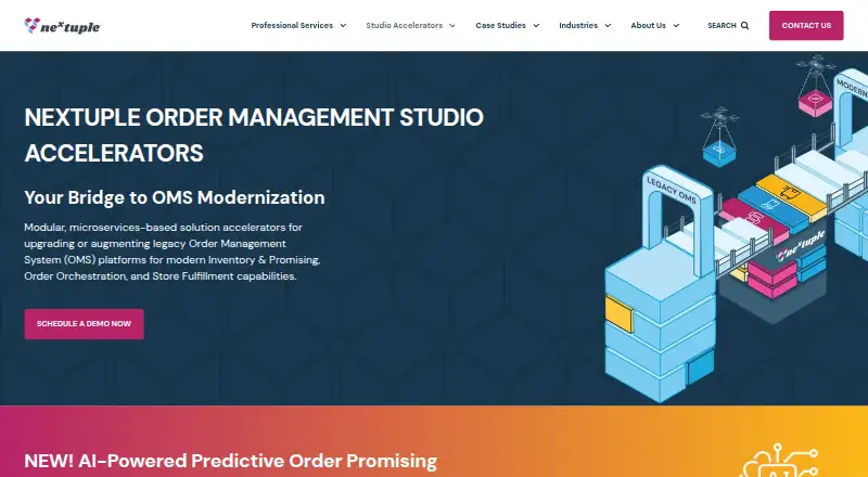 Nextuple Order Management Studio's own site
