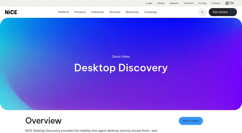 NiCE Desktop Discovery's own site