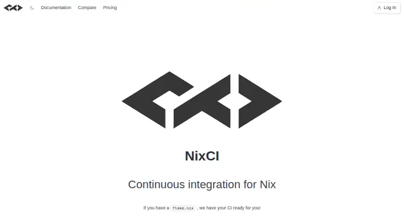 NixCI's own site