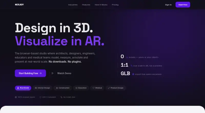 NIXARY's own site