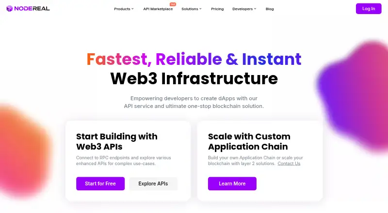 NodeReal's own site