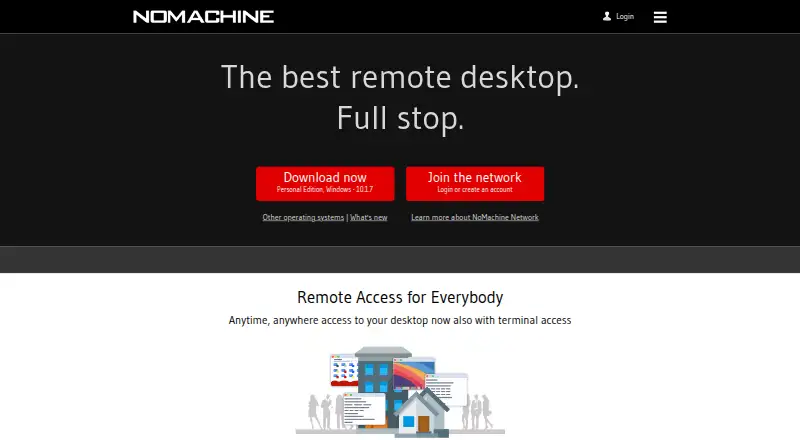 NoMachine's own site