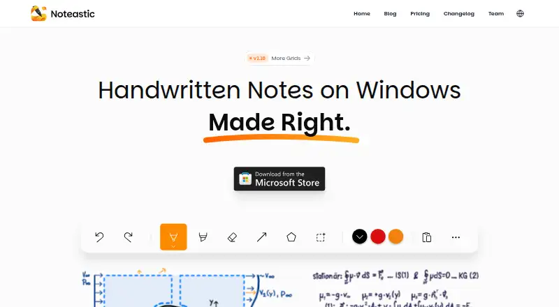 Noteastic's own site
