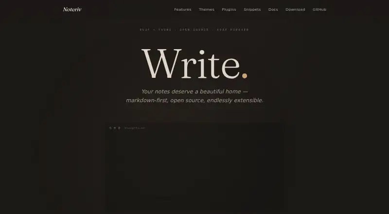 Noteriv's own site