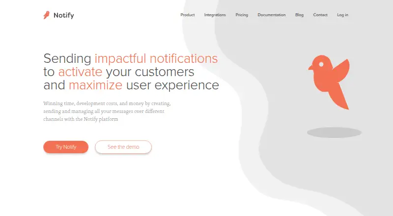 Notify's own site