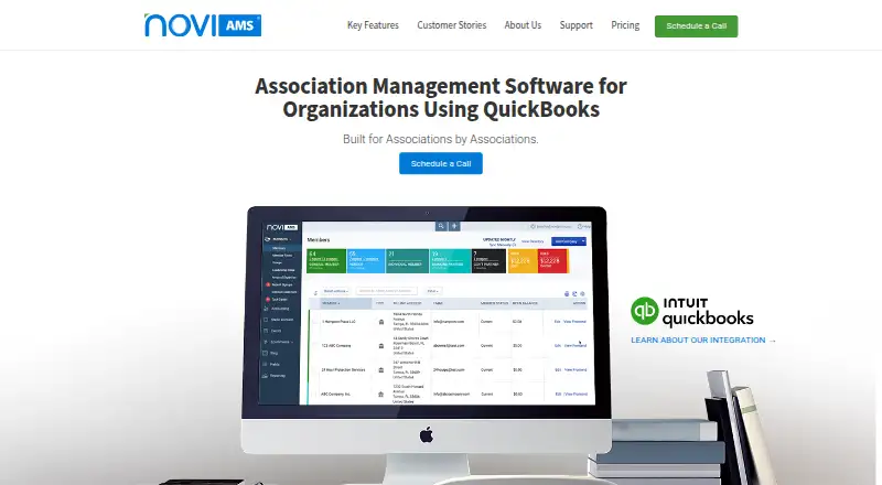 Novi AMS's own site