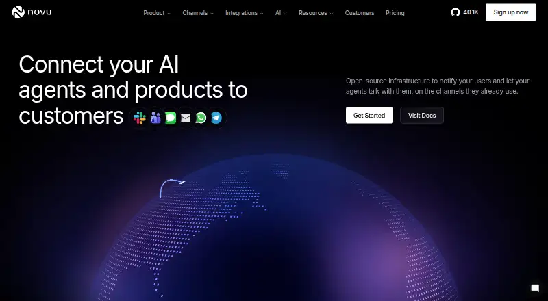 Novu Notify's own site