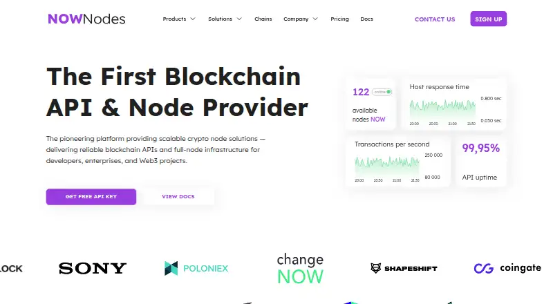 NOWNodes's own site
