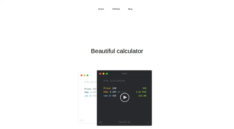 Numi's own site