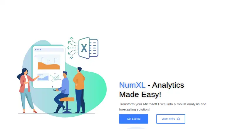 NumXL's own site