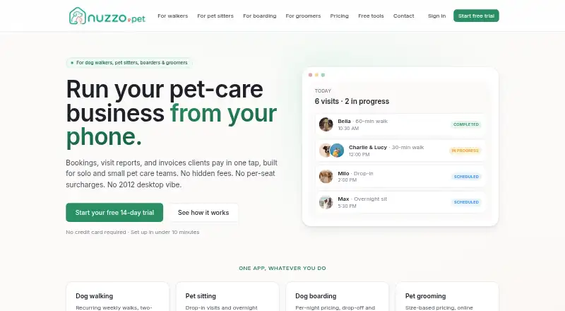 Nuzzo's own site