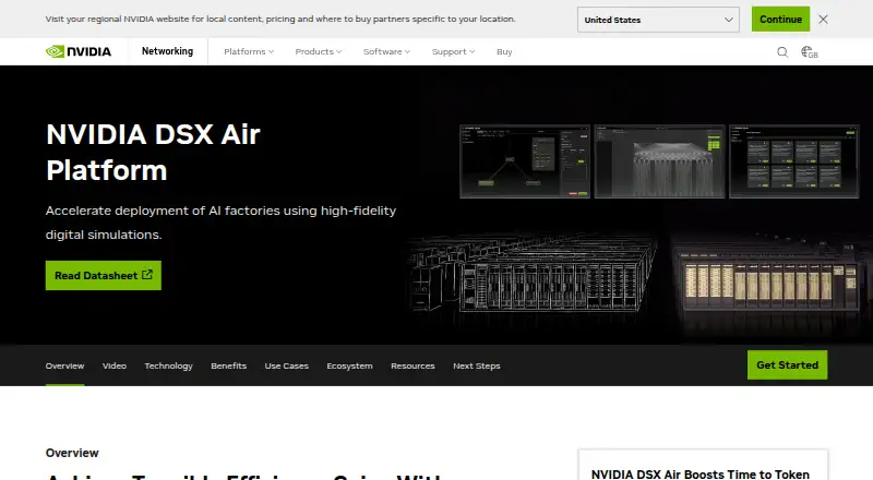 NVIDIA DSX Air's own site