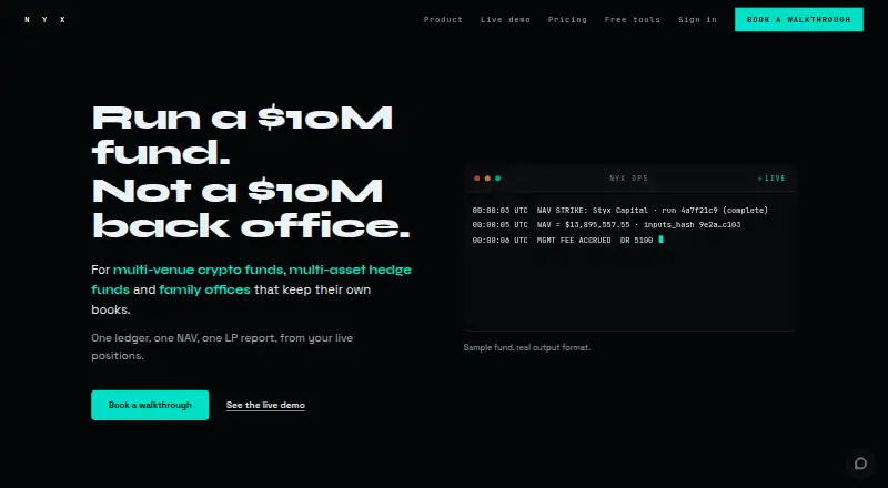 NYX Suite's own site