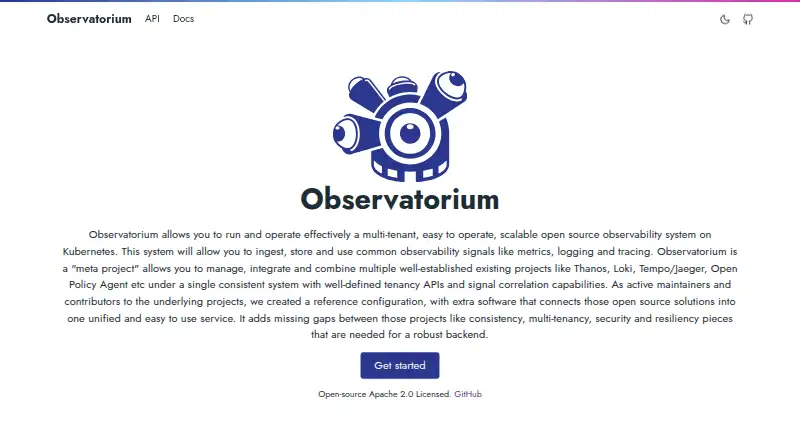 Observatorium's own site