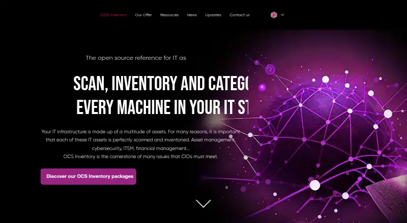 The OCS Inventory homepage