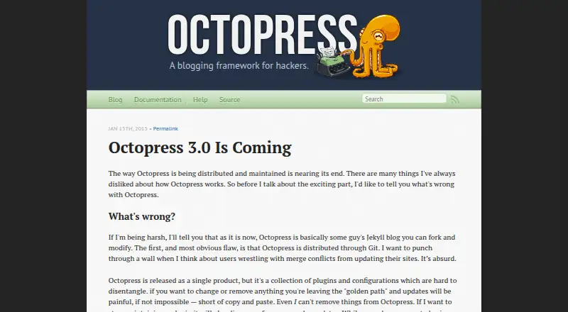 Octopress's own site