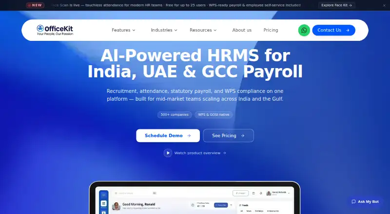 OfficeKit HR's own site