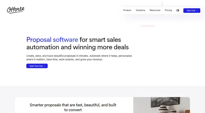 Offorte's own site