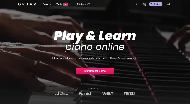 OKTAV's own site