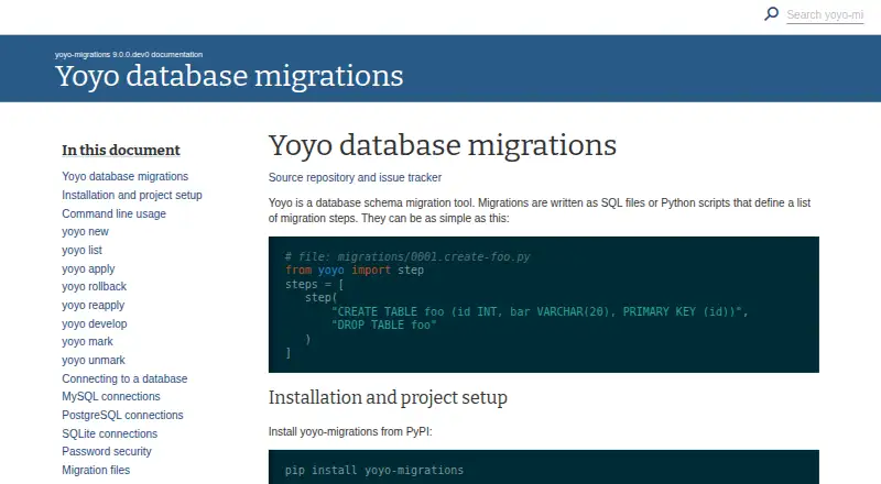 yoyo-migrations's own site