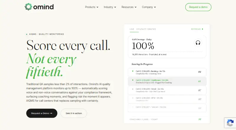 Omind AI QMS's own site