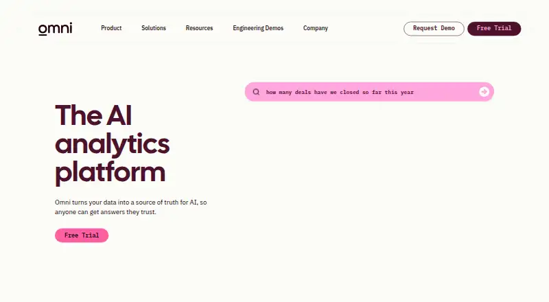 Omni Analytics's own site
