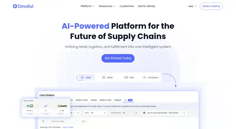 Omniful's own site
