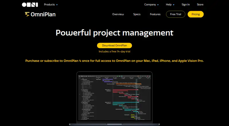 OmniPlan's own site
