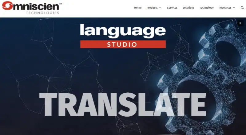 Omniscien Language Studio's own site