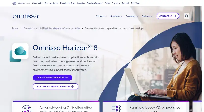 Omnissa Horizon's own site