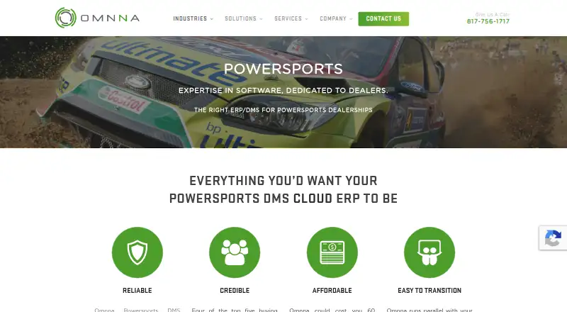 Omnna Powersports DMS's own site