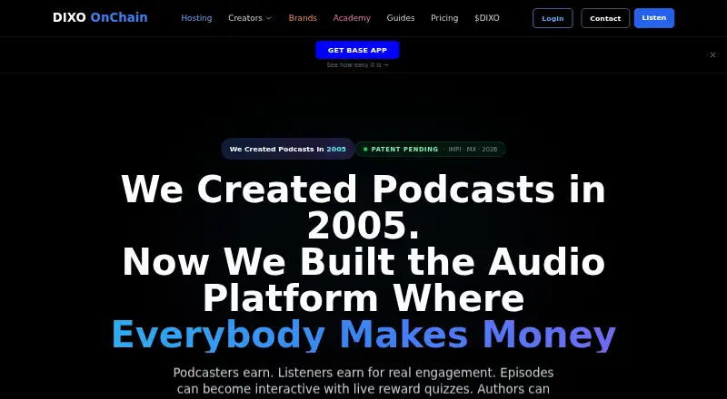 DIXO OnChain's own site