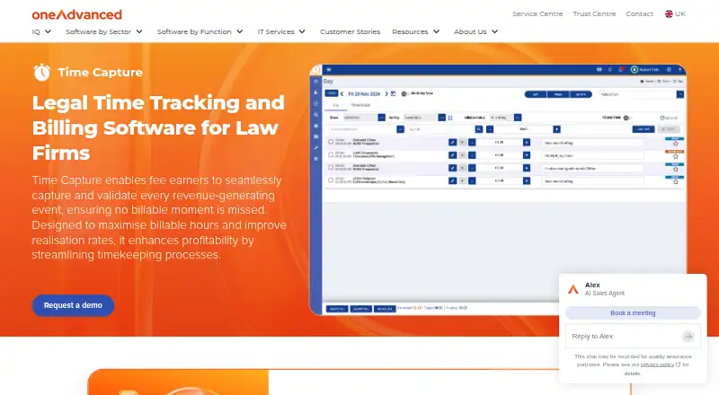 OneAdvanced Time Capture's own site
