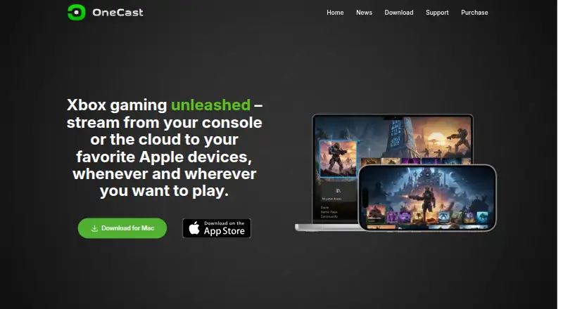 OneCast's own site