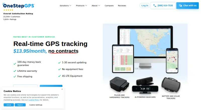 One Step GPS's own site