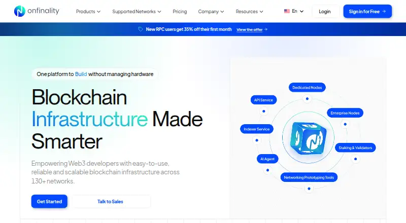 OnFinality's own site