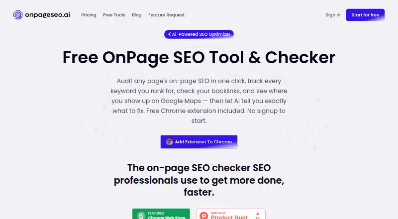 OnPageSEO.ai's own site